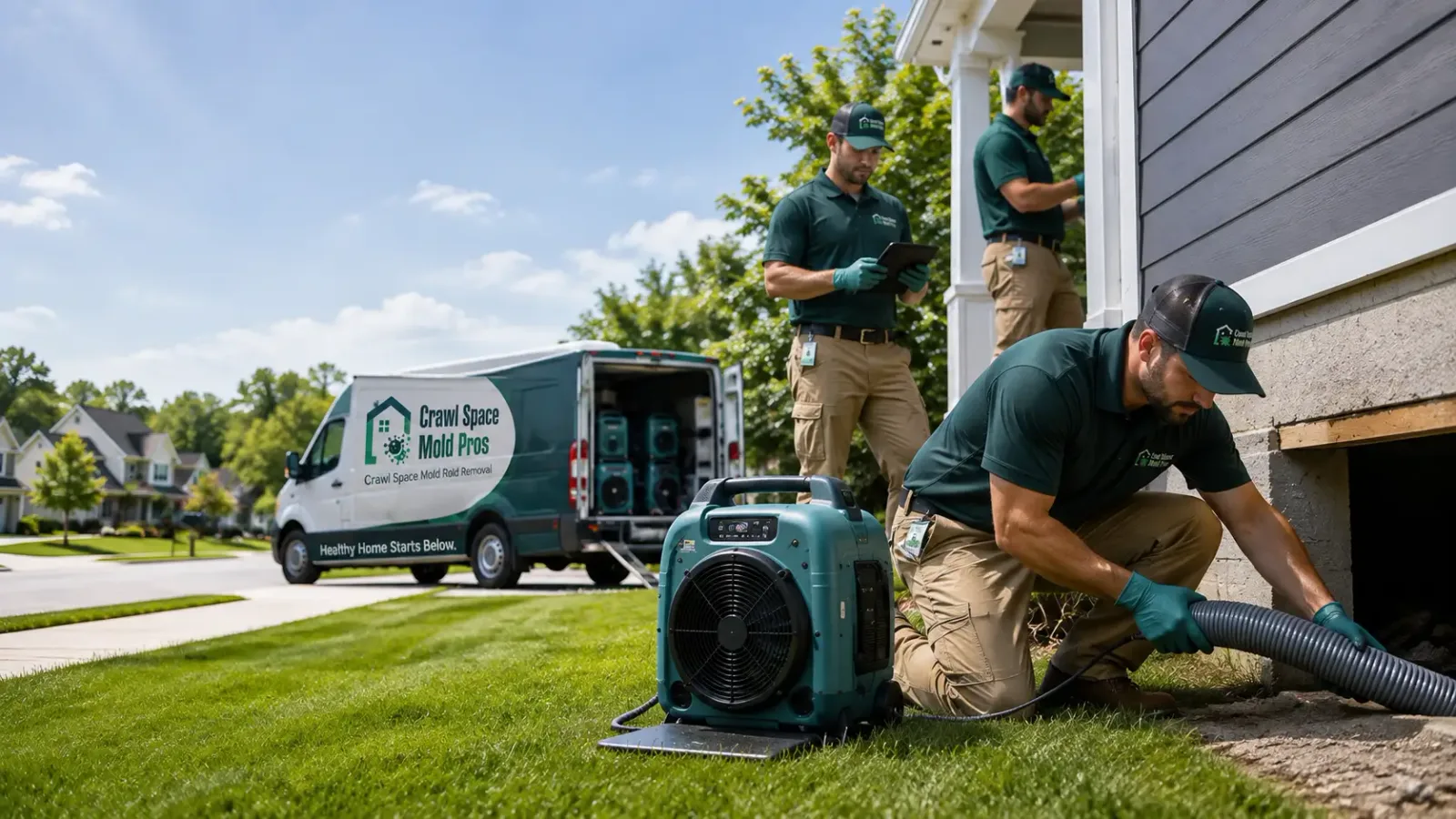 Crawl Space Mold Removal in Mason, IL